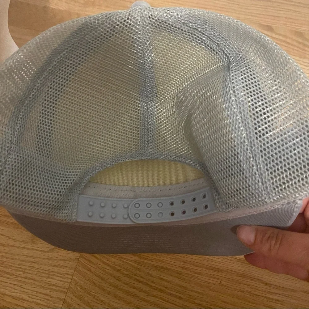 Vintage Florida the Sunshine State Trucker Hat Mesh Back Snap Back Gray Lapel